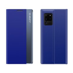   New Sleep Case Samsung Galaxy Note 20 Ultra oldalra nyíló tok, kék