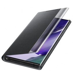   Samsung gyári Clear View Cover Samsung Galaxy Note 20 Ultra hátlap, tok, fekete