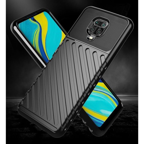 Armored Thunder Xiaomi Redmi 9C ütésálló hátlap, tok, zöld