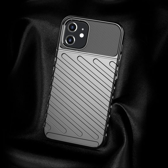 Armored Thunder iPhone 12 Mini ütésálló hátlap, tok, fekete