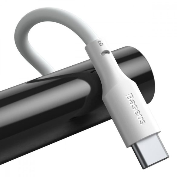 Baseus TZCATZJ-02 2x set USB-C/Lightning adat- és töltőkábel, gyorstöltés, 5A, 1,5m, fehér