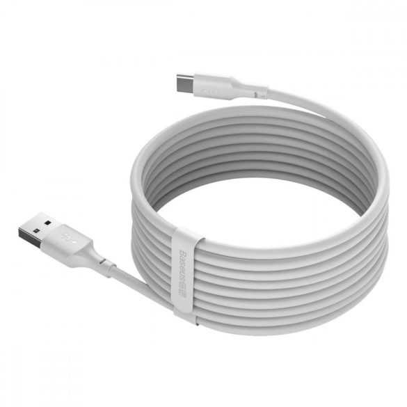 Baseus TZCATZJ-02 2x set USB-C/Lightning adat- és töltőkábel, gyorstöltés, 5A, 1,5m, fehér