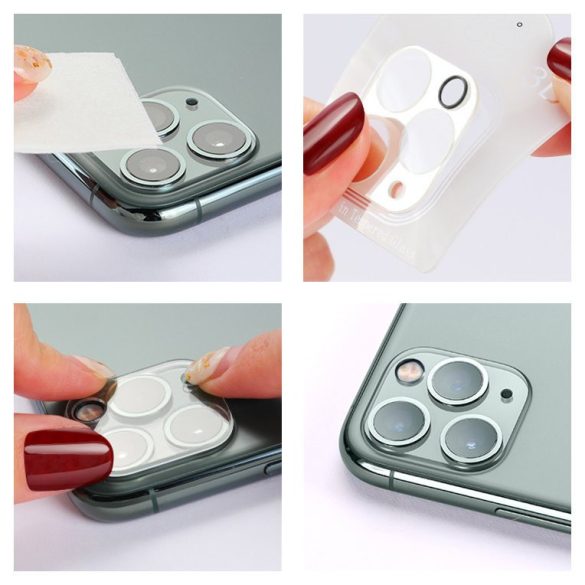 Wozinsky Camera Glass iPhone 12 Pro kameravédő üvegfólia (tempered glass), átlátszó