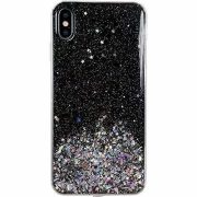   Wozinsky Star Glitter Xiaomi Mi 10T Pro/Mi 10T hátlap, tok, fekete