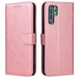   Smart Elegant Huawei P30 Pro oldalra nyíló tok, rózsaszín