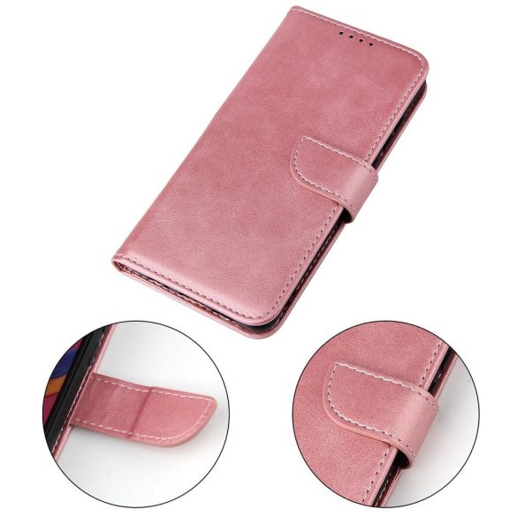 Smart Elegant Huawei P30 Pro oldalra nyíló tok, rózsaszín