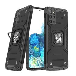   Wozinsky Armor Ring Samsung Galaxy S20 Plus ütésálló hátlap, tok, fekete