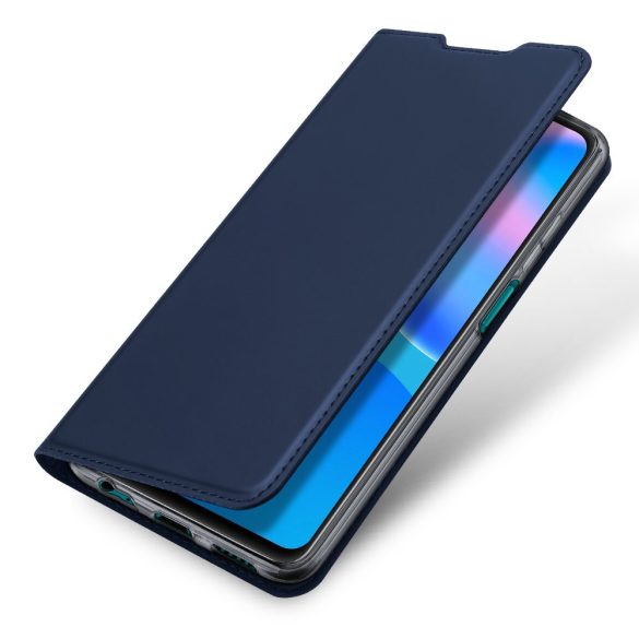 Dux Ducis Skin Pro Huawei P Smart (2021)/Y7A oldalra nyíló tok, sötétkék