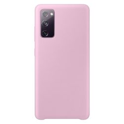   Silicone Case Soft Flexible Rubber Samsung Galaxy S20 FE hátlap, tok, rózsaszín