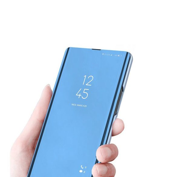 Clear View Case cover for Xiaomi Redmi 9T/Poco M3 oldalra nyíló tok, fekete