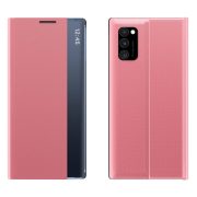   New Sleep Case Xiaomi Redmi 9T/Poco M3 oldalra nyíló tok, rózsaszín