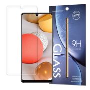   Samsung Galaxy A42 5G kijelzővédő edzett üvegfólia (tempered glass) 9H keménységű (nem teljes kijelzős 2D sík üvegfólia), átlátszó