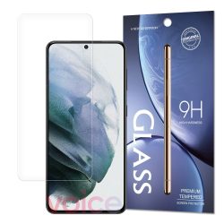   Samsung Galaxy S21 kijelzővédő edzett üvegfólia (tempered glass) 9H keménységű (nem teljes kijelzős 2D sík üvegfólia), átlátszó