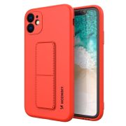   Wozinsky Kickstand Case iPhone 11 szilikon hátlap, tok, piros 