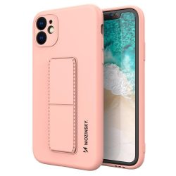   Wozinsky Kickstand Case iPhone 12 Pro Max szilikon hátlap, tok, rózsaszín 