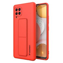   Wozinsky Kickstand Case Samsung Galaxy A42 5G szilikon hátlap, tok, piros