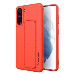  Wozinsky Kickstand Case Samsung Galaxy S21 Plus szilikon hátlap, tok, piros
