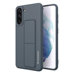   Wozinsky Kickstand Case Samsung Galaxy S21 Plus szilikon hátlap, tok, sötétkék