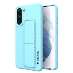   Wozinsky Kickstand Case Samsung Galaxy S21 Plus szilikon hátlap, tok, világoskék