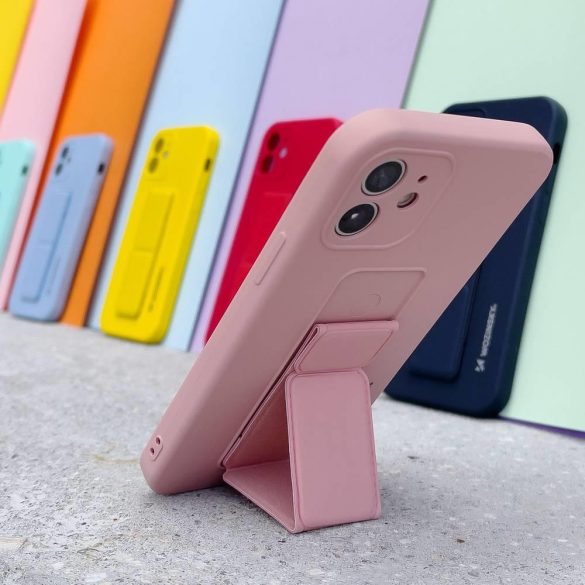 Wozinsky Kickstand Case Samsung Galaxy S21 Plus szilikon hátlap, tok, világoskék