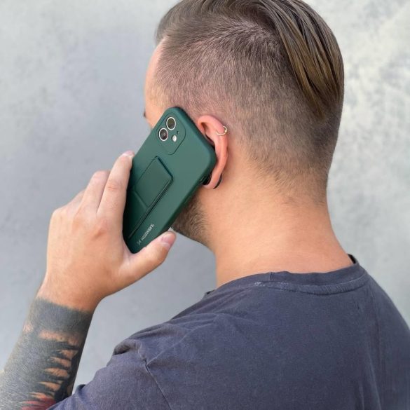 Wozinsky Kickstand Case Redmi 9A szilikon hátlap, tok, rózsaszín 