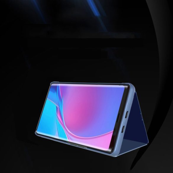Clear View Case cover for Xiaomi Redmi K40/K40 Pro/K40 Pro Plus/Poco F3 oldalra nyíló tok, fekete