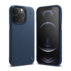   Ringke Onyx Durable iPhone 13 Pro TPU hátlap, tok, sötétkék