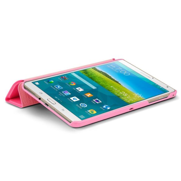 VRS Design (VERUS) Galaxy Tab PRO 8.4 Saffiano K1 mágneses oldalra nyíló tok, rózsaszín