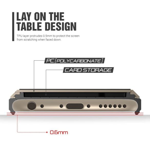 VRS Design (VERUS) iPhone 6 Plus/6S Plus Damda Slide hátlap, tok, arany