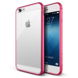   VRS Design (VERUS) iPhone 6 Plus/6S Plus Crystal MIXX hátlap, tok, átlátszó-rózsaszín