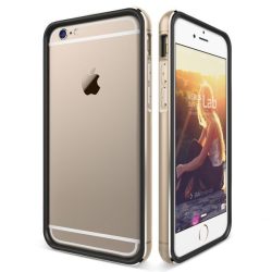   VRS Design (VERUS) iPhone 6 Plus/6S Plus IRON BUMPER hátlap, tok, fekete-arany