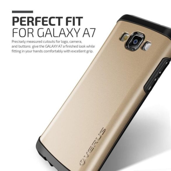VRS Design (VERUS) Samsung Galaxy A7 Hard Drop hátlap, tok, arany