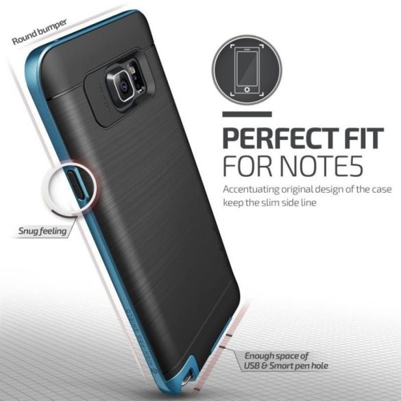 VRS Design (VERUS) Samsung Galaxy Note 5 High Pro Shield hátlap, tok, kék