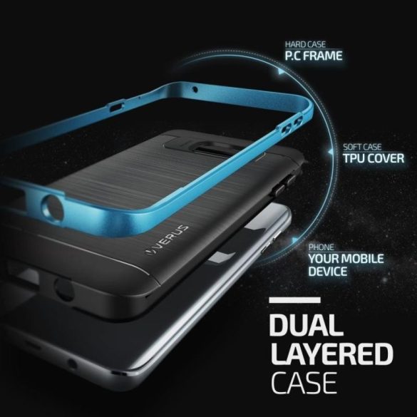 VRS Design (VERUS) Samsung Galaxy Note 5 High Pro Shield hátlap, tok, kék