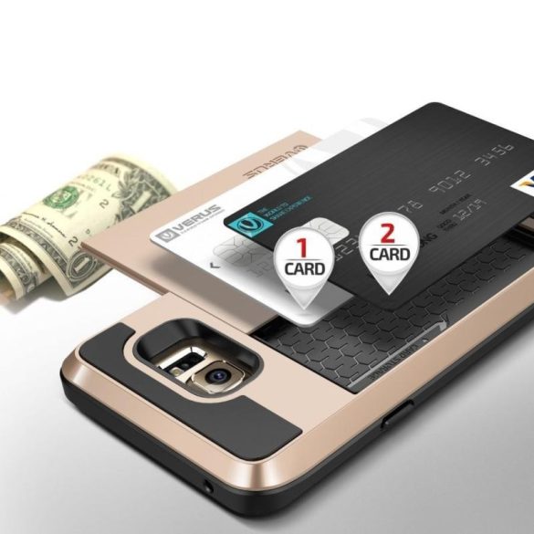 VRS Design (VERUS) Samsung Galaxy Note 5 Damda Slide hátlap, tok, arany