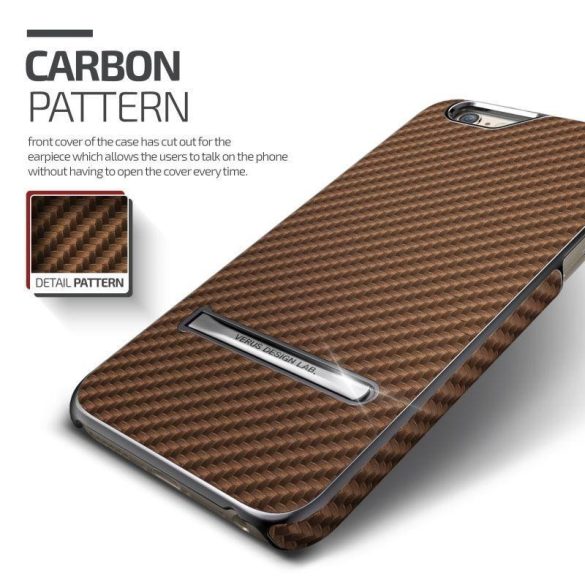 VRS Design (VERUS) iPhone 6/6S Carbon Stick hátlap, tok, rozé arany