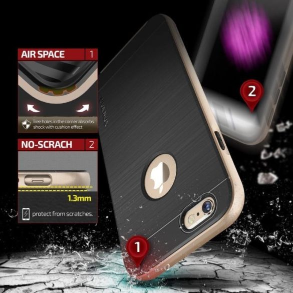 VRS Design (VERUS) iPhone 6 Plus/6S Plus High Pro Shield hátlap, tok, arany