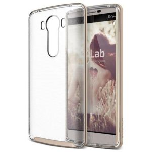 VRS Design (VERUS) LG V10 Crystal Bumper hátlap, tok, arany