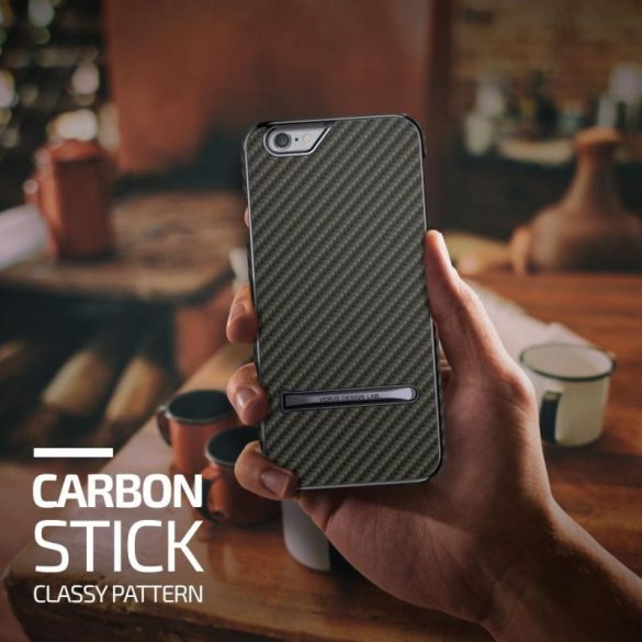 VRS Design (VERUS) iPhone 6 Plus/6S Plus Carbon Stick hátlap, tok, titanium