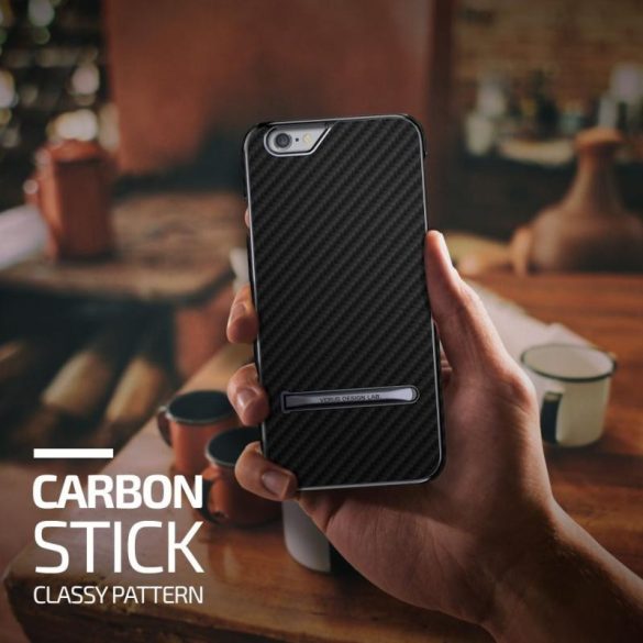 VRS Design (VERUS) iPhone 6 Plus/6S Plus Carbon Stick hátlap, tok, fekete