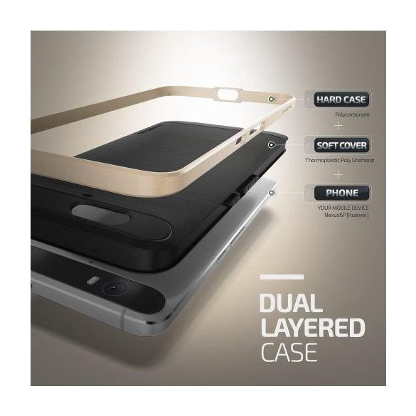 VRS Design (VERUS) Huawei Nexus 6P High Pro Shield hátlap, hátlap, tok, arany