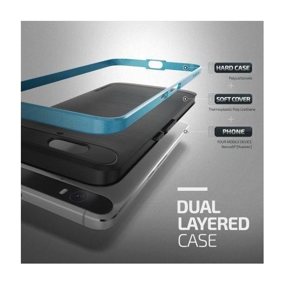 VRS Design (VERUS) Huawei Nexus 6P High Pro Shield hátlap, hátlap, tok, kék