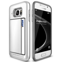   VRS Design (VERUS) Samsung Galaxy S7 Damda Clip hátlap, tok, gyöngyház, fehér