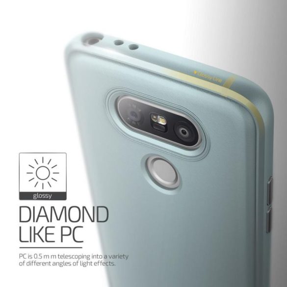 VRS Design (VERUS) LG G5 Single Fit hátlap, tok, zöld