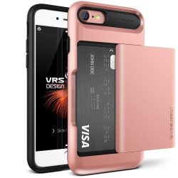   VRS Design (VERUS) iPhone 7 Damda Glide hátlap, tok, rozé arany