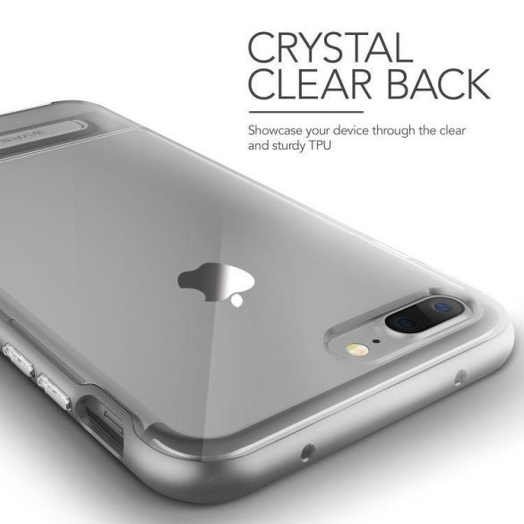 VRS Design (VERUS) iPhone 7 Plus Crystal Bumper hátlap, tok, acélezüst