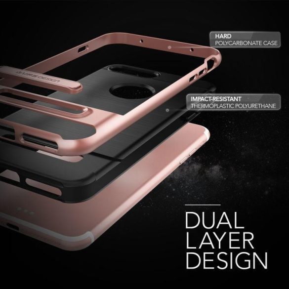 VRS Design (VERUS) iPhone 7 Plus High Pro Shield hátlap, tok, rozé arany