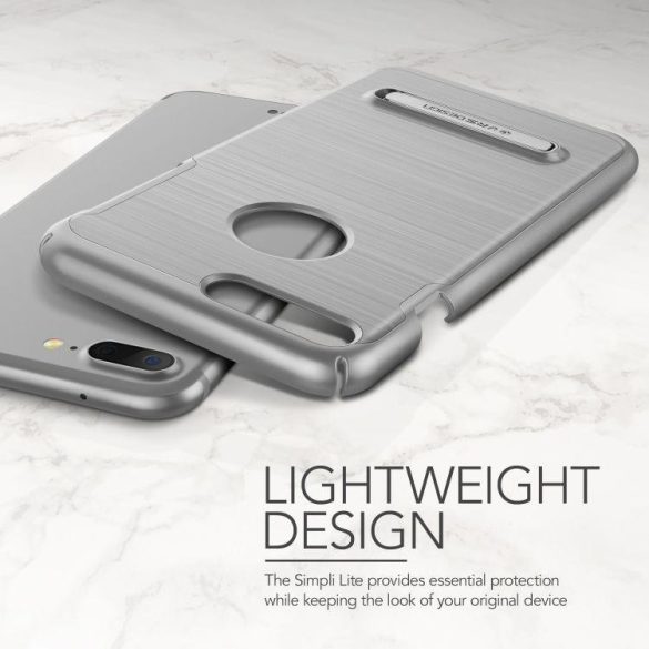 VRS Design (VERUS) iPhone 7 Plus Simpli Lite hátlap, tok, acélezüst