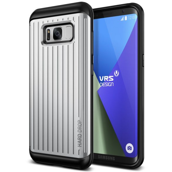 VRS Design (VERUS) Samsung Galaxy S8 Plus Hard Drop Waved hátlap, tok, ezüst