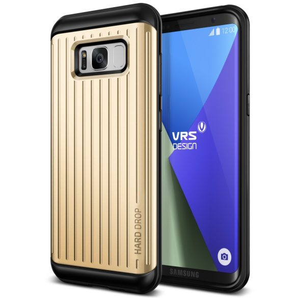 VRS Design (VERUS) Samsung Galaxy S8 Plus Hard Drop Waved hátlap, tok, arany